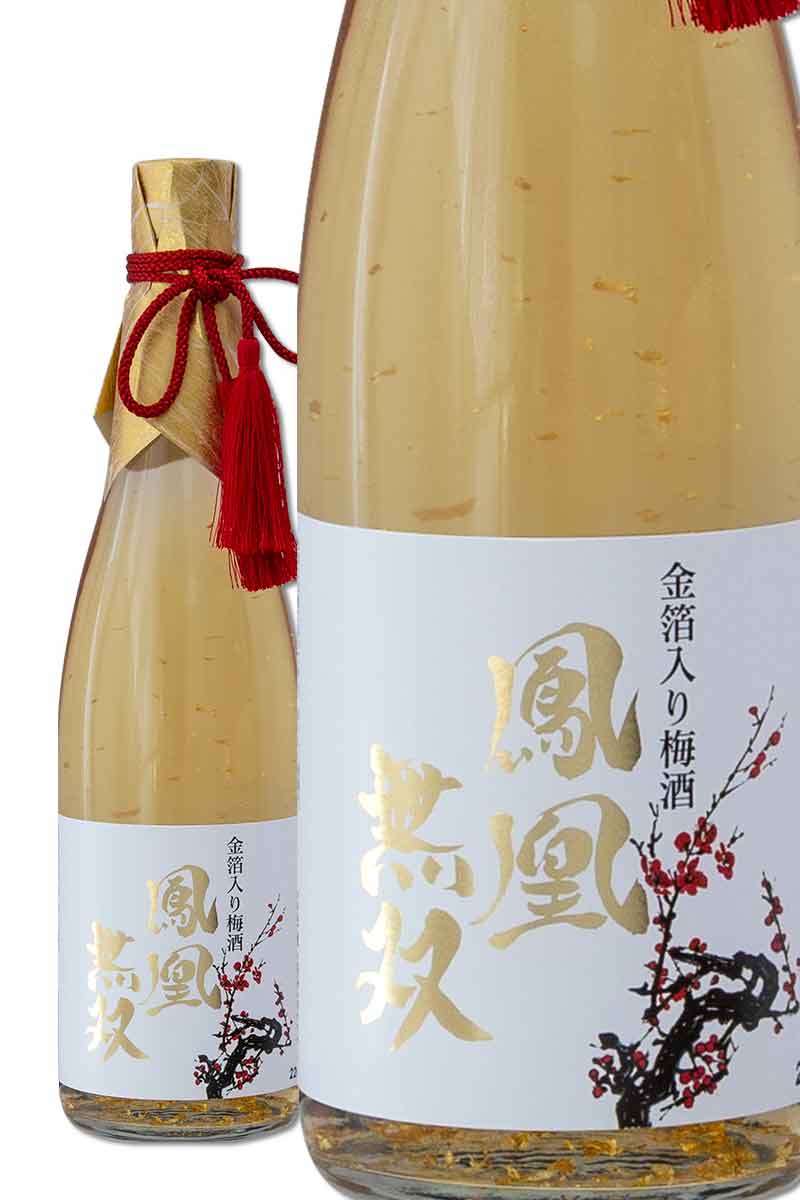 鳳凰無雙 金箔梅酒 和紙紅彩盒版 720ml