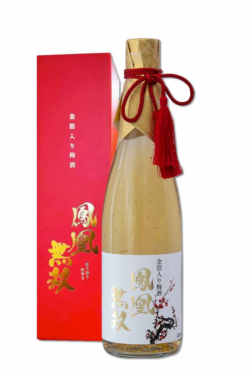 鳳凰無雙 金箔梅酒 和紙紅彩盒版 720ml