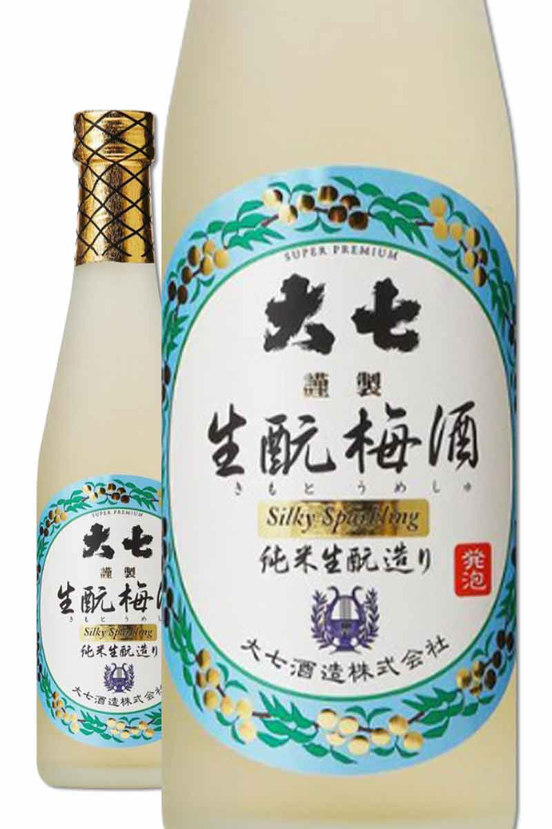 大七酒造 Silky Sparkling 生酛 氣泡梅酒 300ml