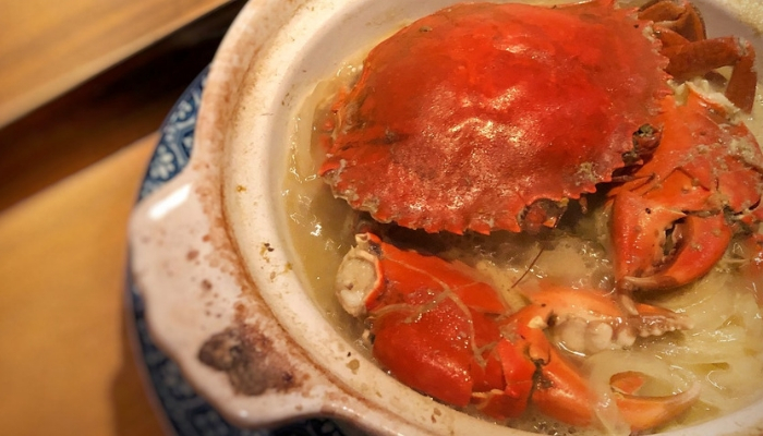 【老饕嚴選】傳說中的一蟹兩吃之奶油螃蟹粥 - 川賀居酒屋