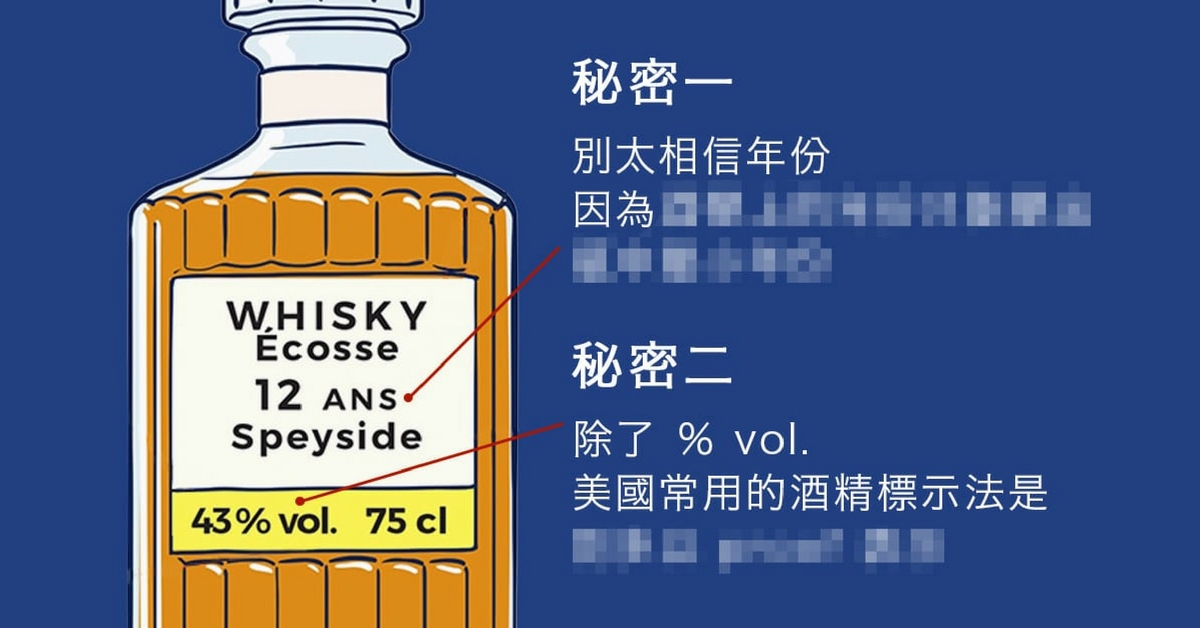 解碼威士忌酒標五大秘密，輕鬆買好酒