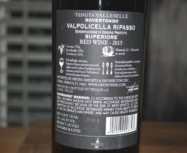 Valpolicella Ripasso Superiore Rovertondo - Image 1