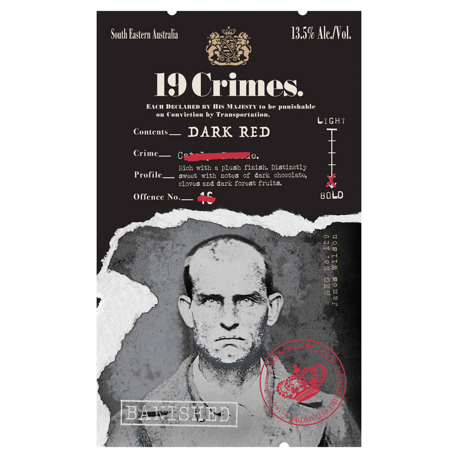 19 Crimes Banished Dark Red - Image 1