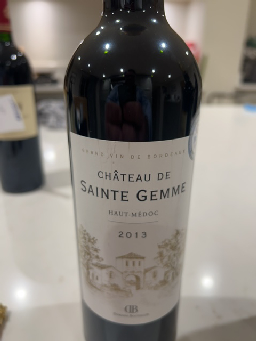 Château de Sainte Gemme Haut-Médoc 2013 - Image 1