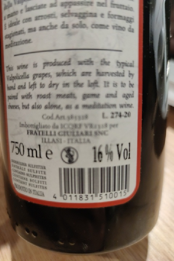 Valpolicella Ripasso - Image 1