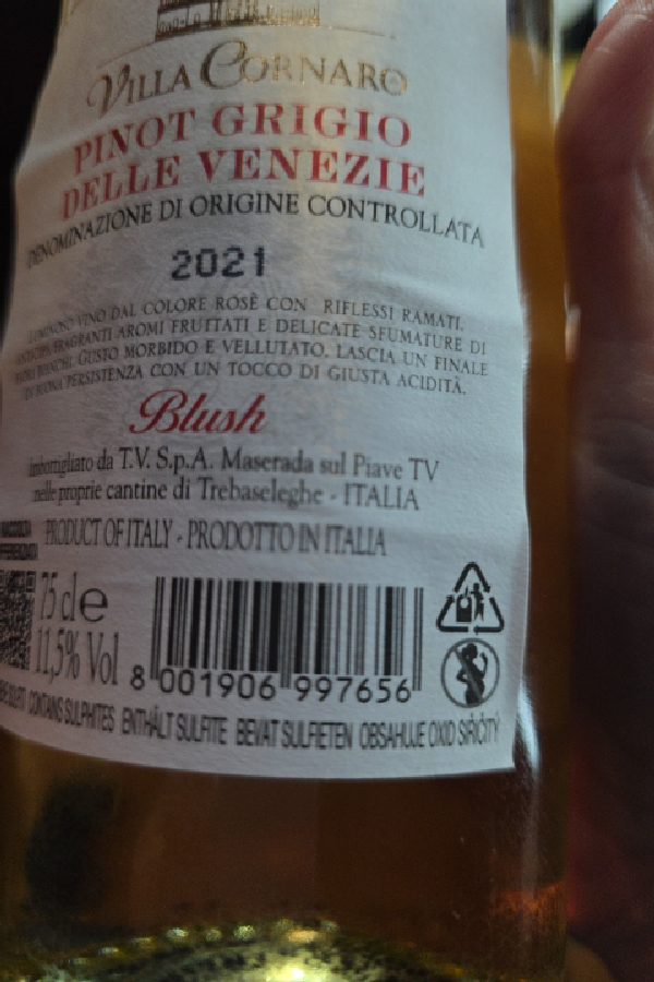 Pinot Grigio Delle Venezie Blush - Image 1