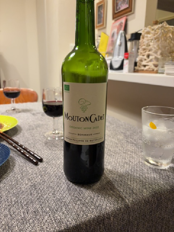 Mouton Cadet Organic Wine - Image 1
