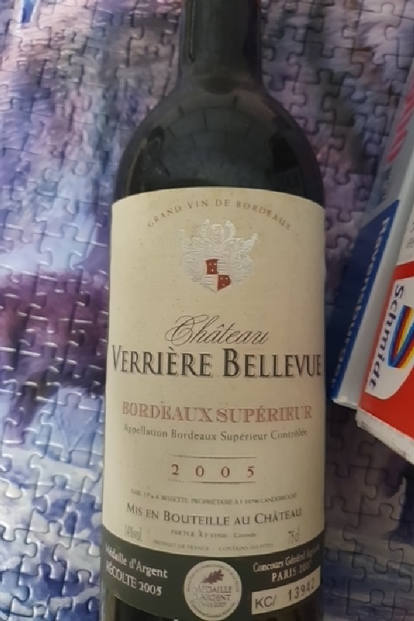 Château Verrière Bellevue Bordeaux Supérieur - Image 1