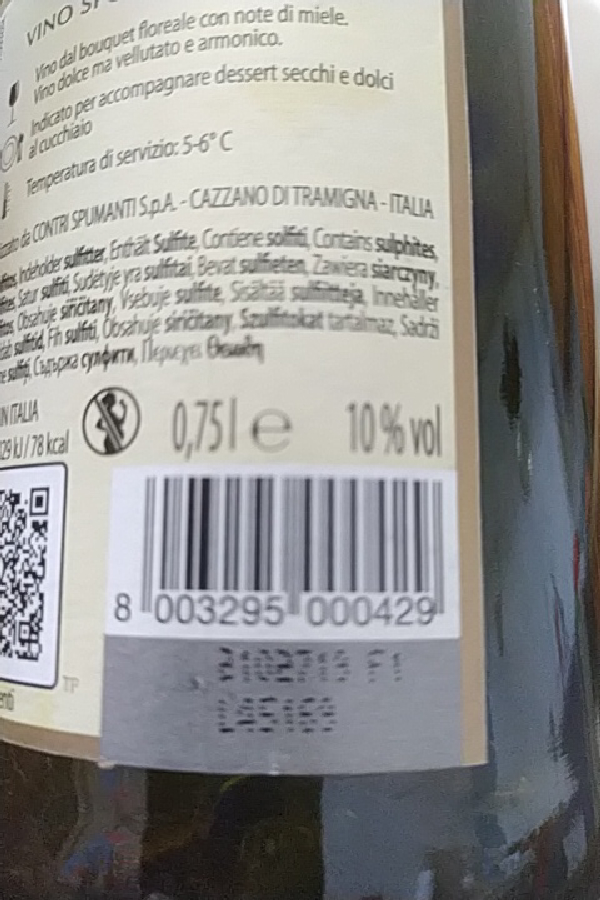 Vino dal bouquet floreale con note di miele - Image 1