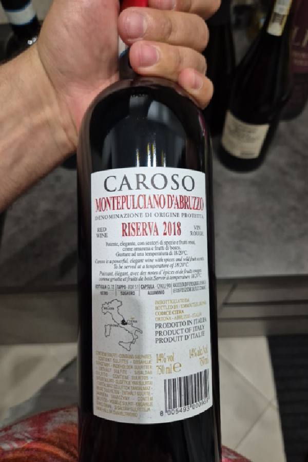 Caroso Montepulciano d'Abruzzo Riserva - Image 1