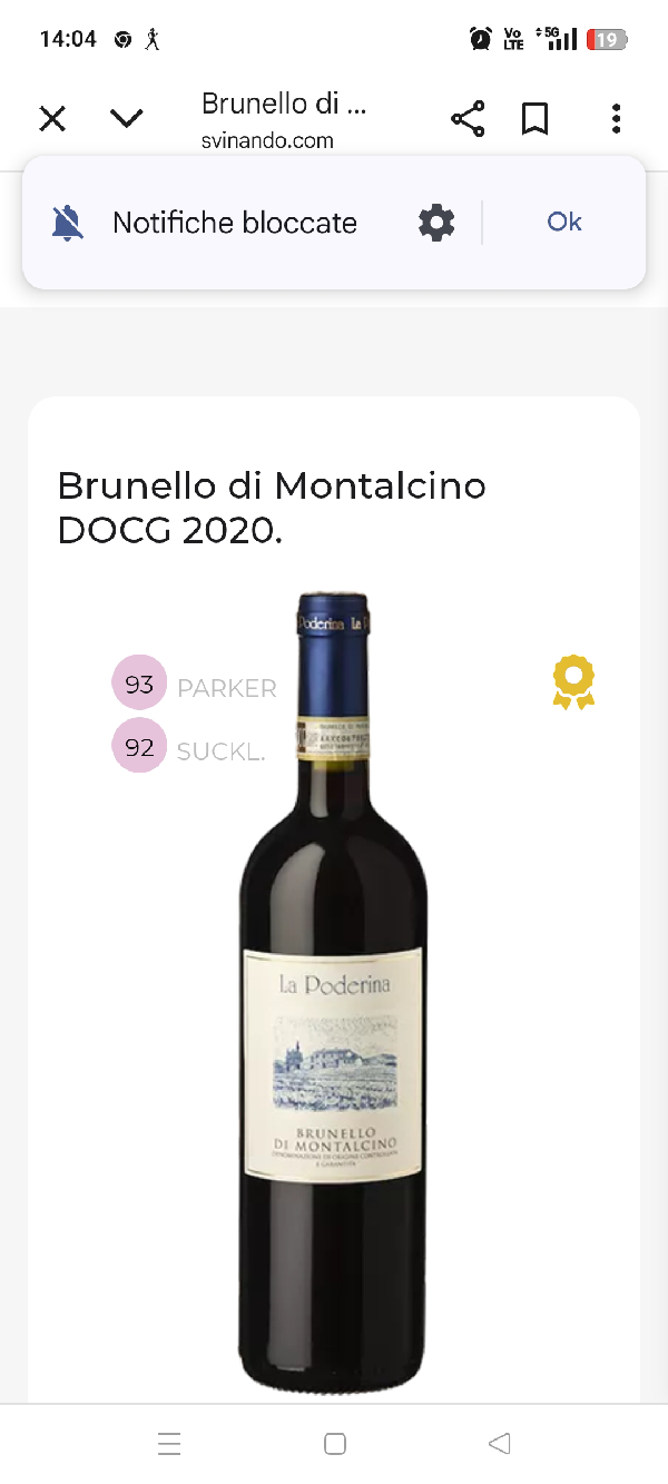 Brunello di Montalcino DOCG 2020 - Image 1