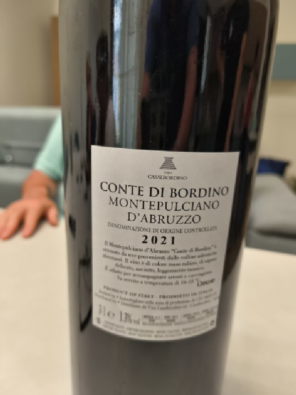 Conte di Bordino Montepulciano d'Abruzzo - Image 1