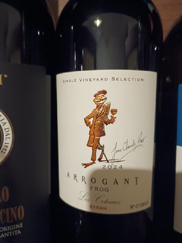 Arrogant Frog Les Coteaux Syrah - Image 1
