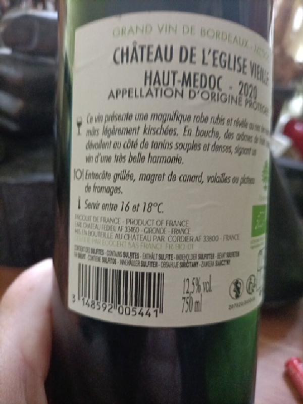 Château de l'Eglise Vieille Haut-Médoc - Image 1