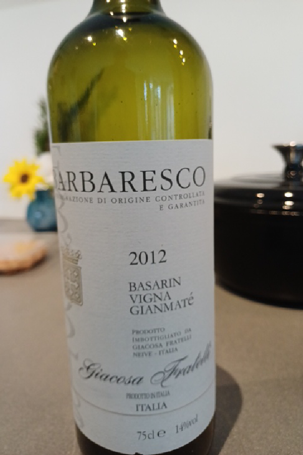 Barbaresco Basarin Vigna Gianmaté - Image 1