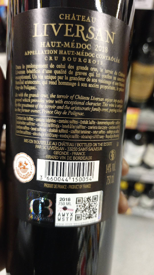 Château Liversan Haut-Médoc - Image 1