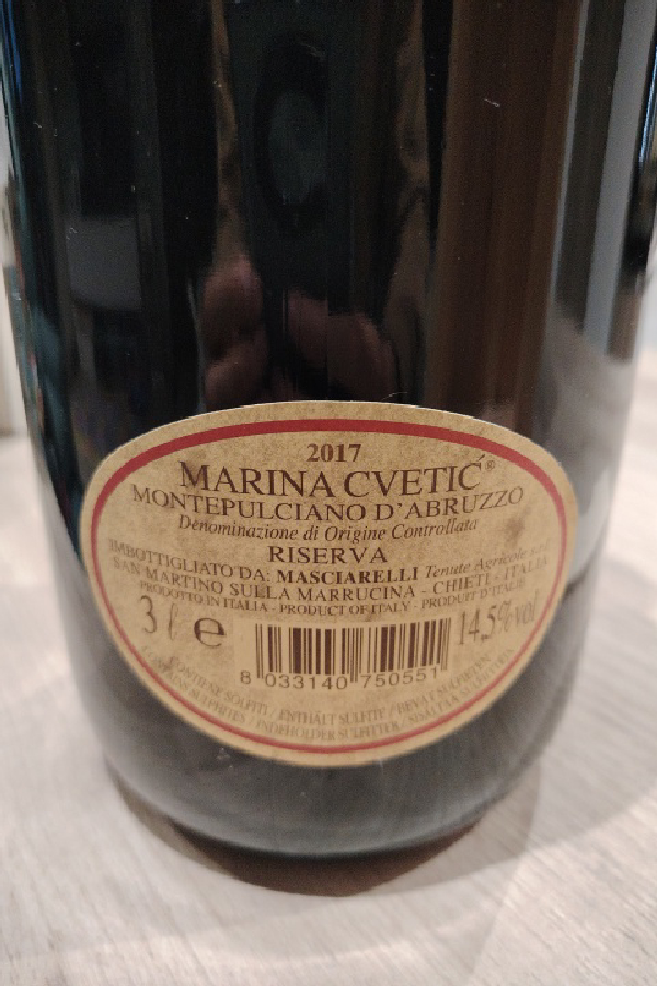 Marina Cvetic Montepulciano d'Abruzzo Riserva - Image 1