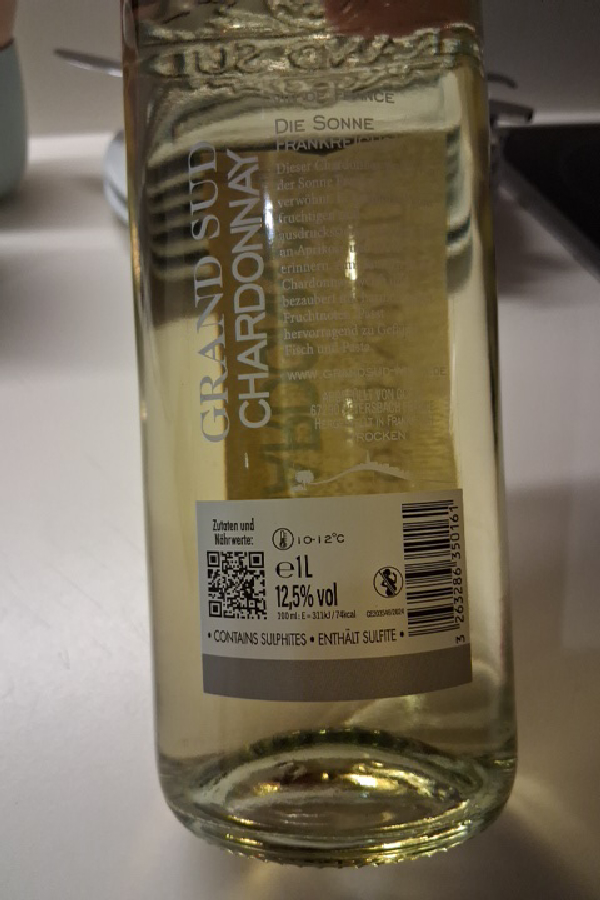 Grand Sud Chardonnay - Image 1