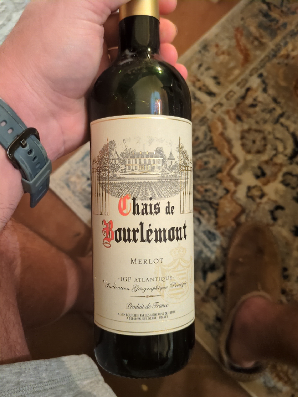 Chais de Bourlémont Merlot - Image 1
