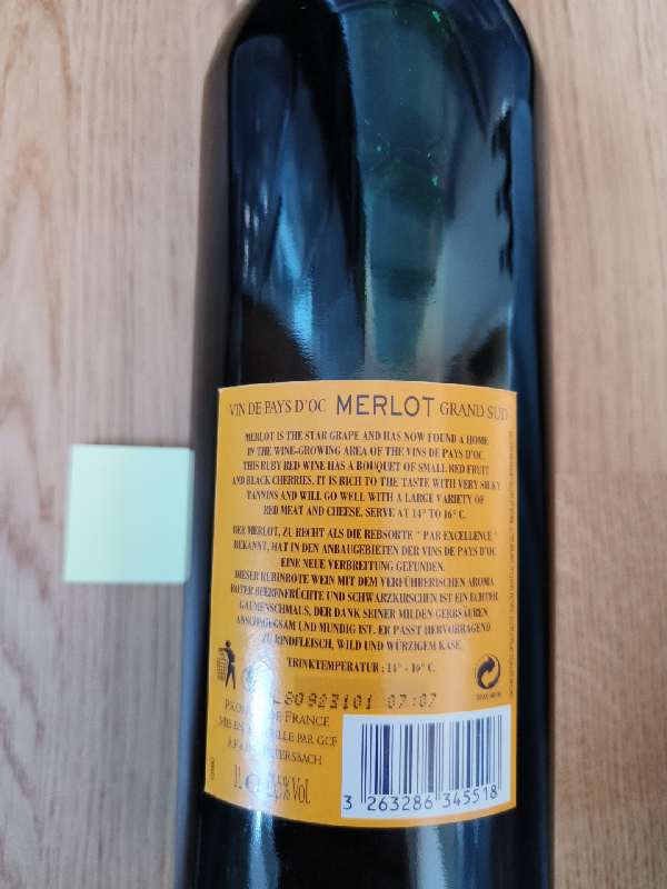 Merlot Grand Sud - Image 1