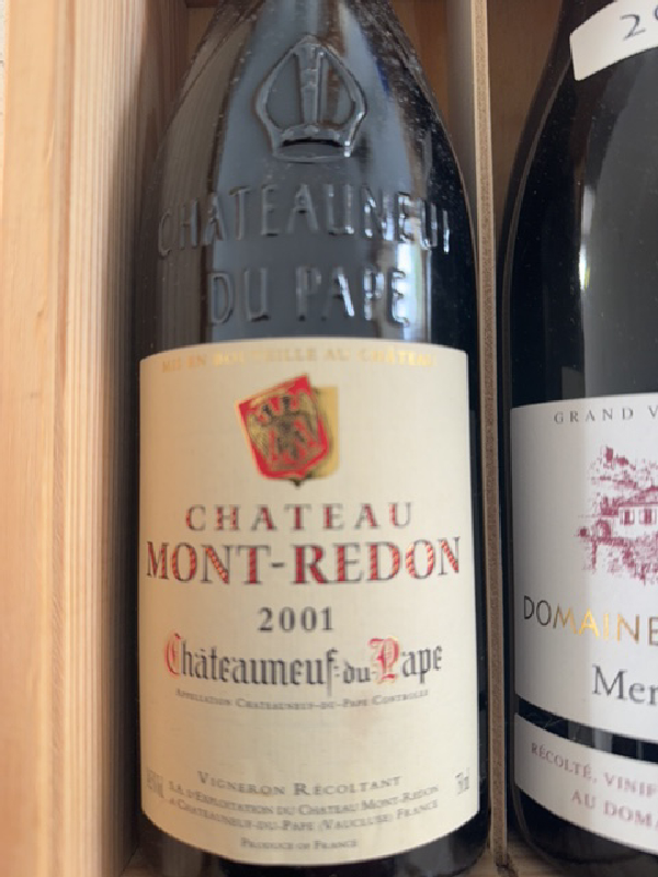 Château Mont-Redon Châteauneuf-du-Pape 2001 - Image 1