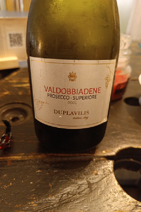 Valdobbiadene Prosecco Superiore DOCG Duplavilis Extra Dry - Image 1