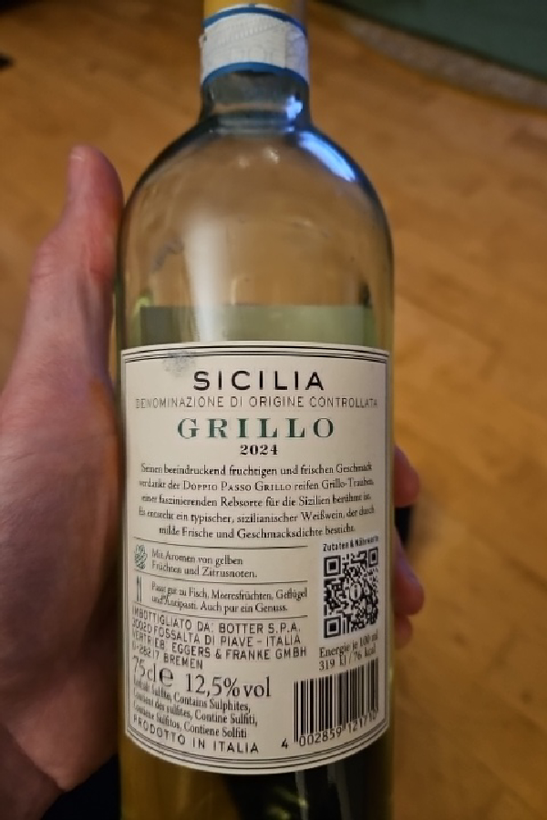 Grillo Sicilia DOC 2024 - Image 1