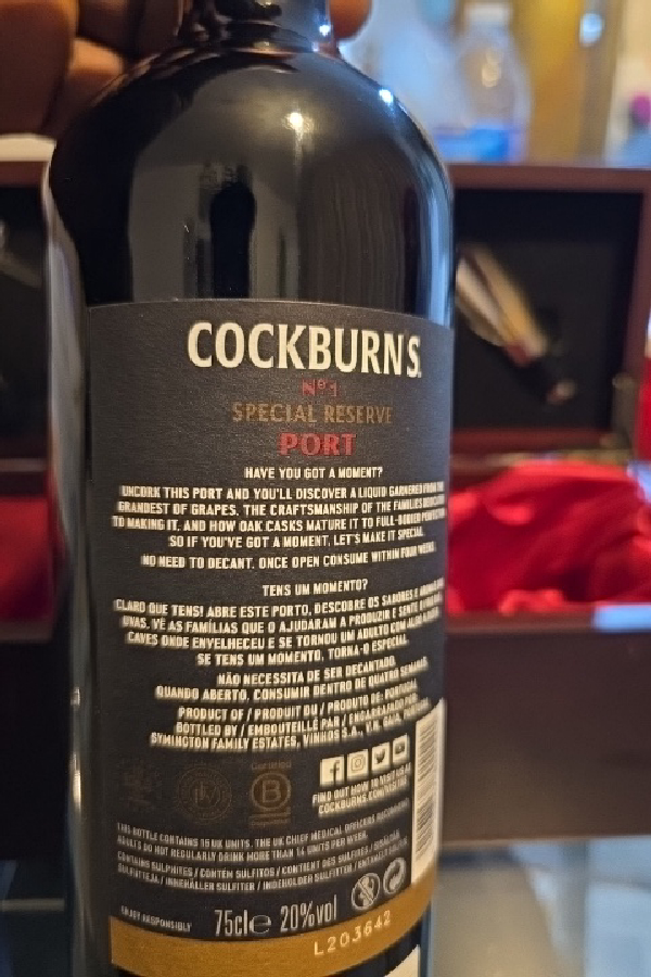 Cockburn's No.1 Special Reserve Port - Image 1