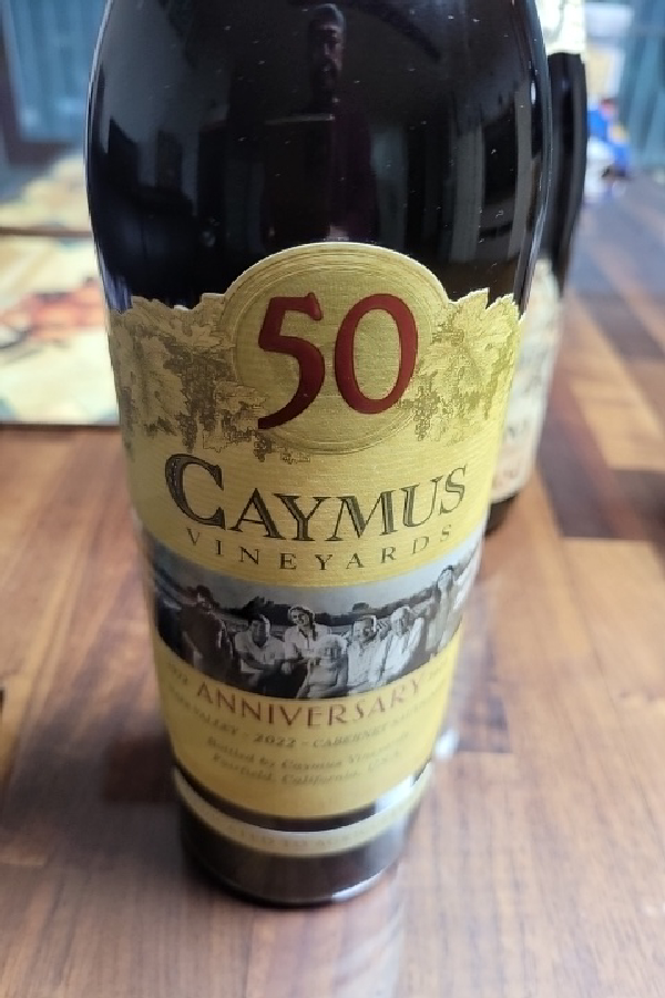 Caymus Vineyards 50th Anniversary Napa Valley Cabernet Sauvignon 2022 - Image 1