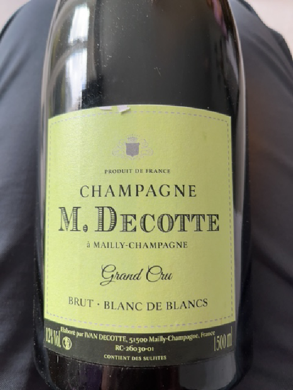 Champagne M. Decotte Grand Cru Brut Blanc de Blancs - Image 1