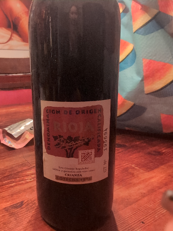 Rioja Crianza 1991 - Image 1