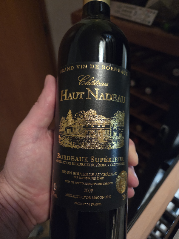 Château Haut Nadeau Bordeaux Supérieur - Image 1