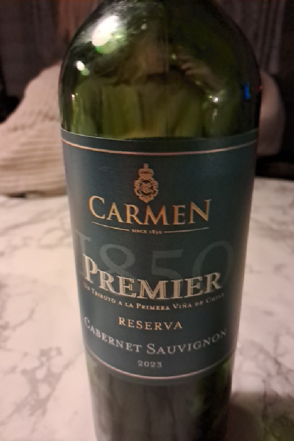 Carmen 1850 Premier Reserva Cabernet Sauvignon - Image 1