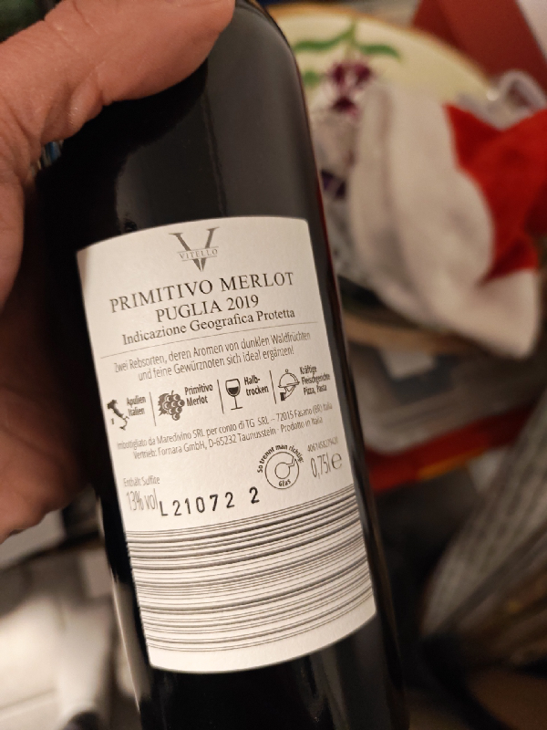 Primitivo Merlot Puglia - Image 1