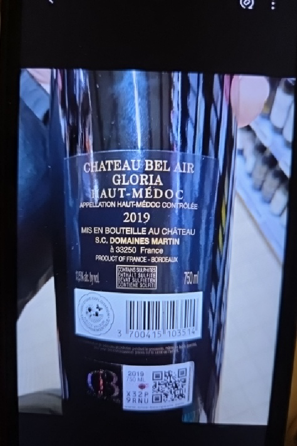 Château Bel Air Gloria Haut-Médoc - Image 1