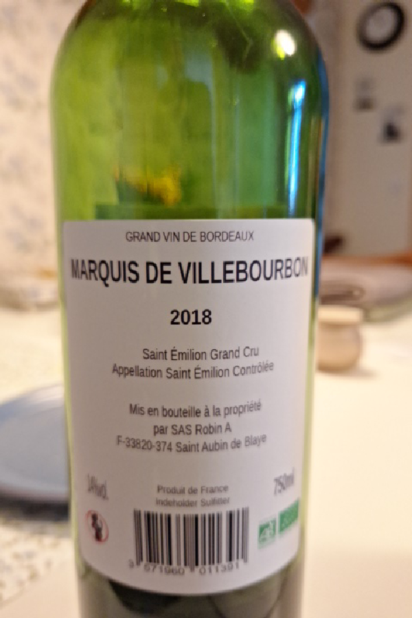 Marquis de Villebourbon Saint-Émilion Grand Cru - Image 1