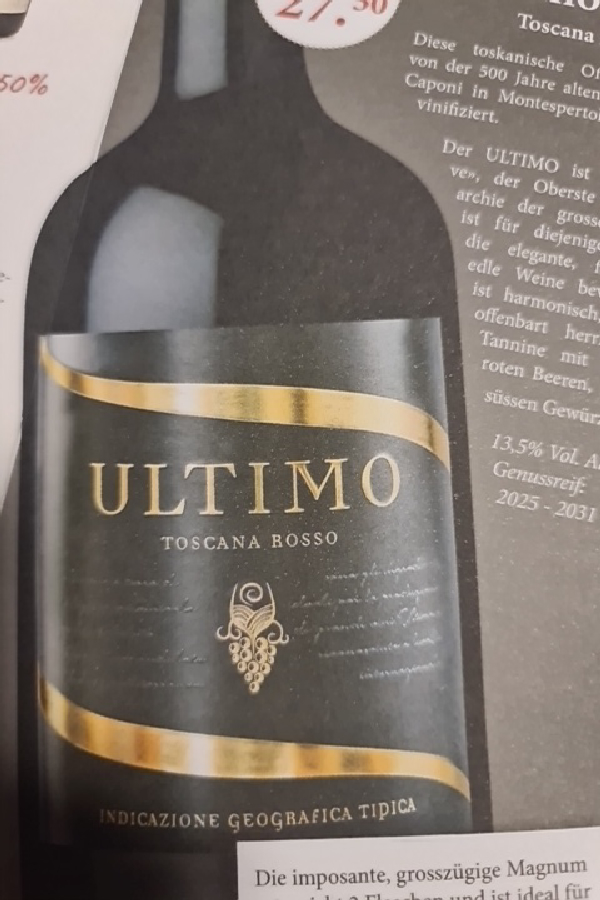 Ultimo Toscana Rosso - Image 1