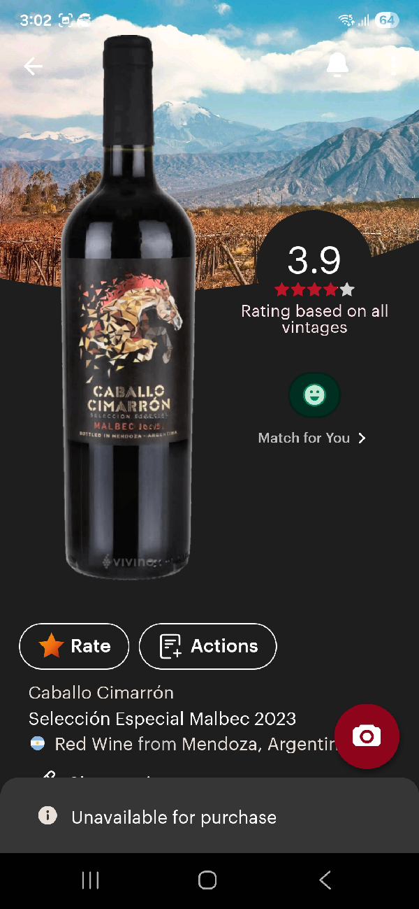 Caballo Cimarrón Selección Especial Malbec - Image 1