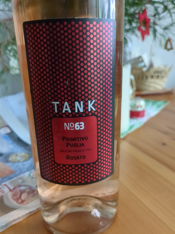 TANK N°63 Primitivo Puglia Rosato - Image 1