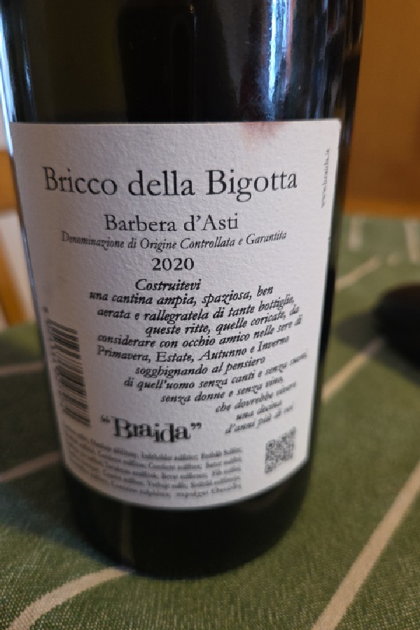 Bricco della Bigotta Barbera d'Asti - Image 1