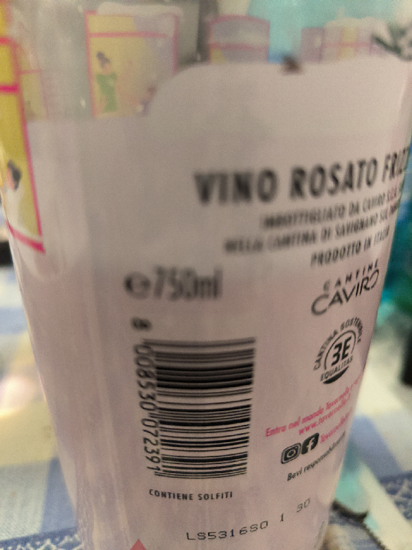 Vino Rosato Frizzante - Image 1