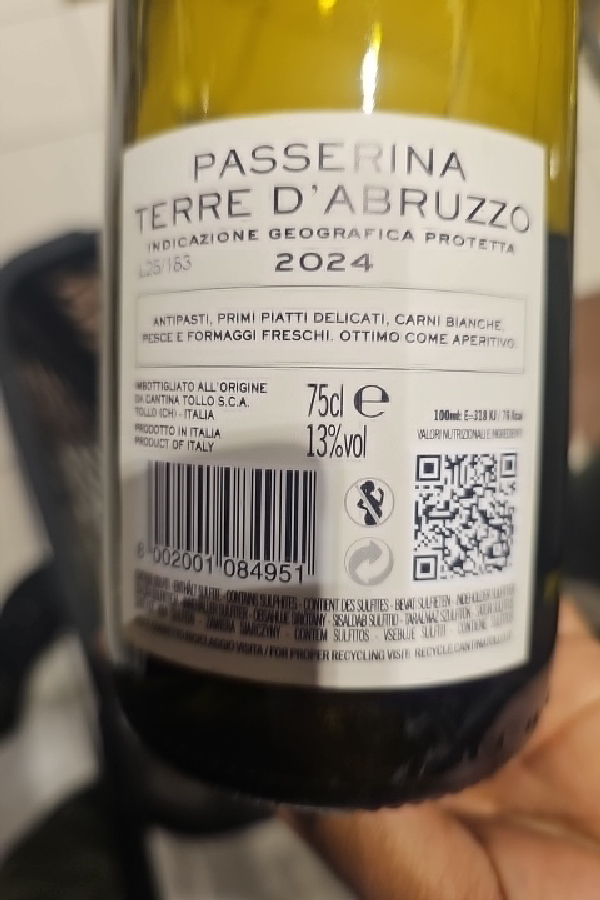 Passerina Terre D'Abruzzo - Image 1