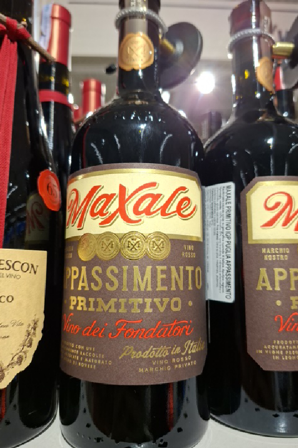 Maxale Appassimento Primitivo Vino dei Fondatori - Image 1