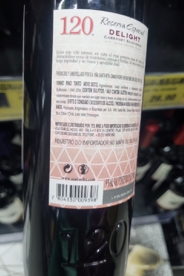 120 Reserva Especial Delight Cabernet Sauvignon - Image 1