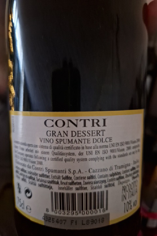 Gran Dessert Vino Spumante Dolce - Image 1