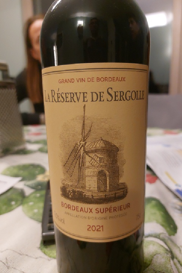 La Réserve de Sergolle Bordeaux Supérieur - Image 1