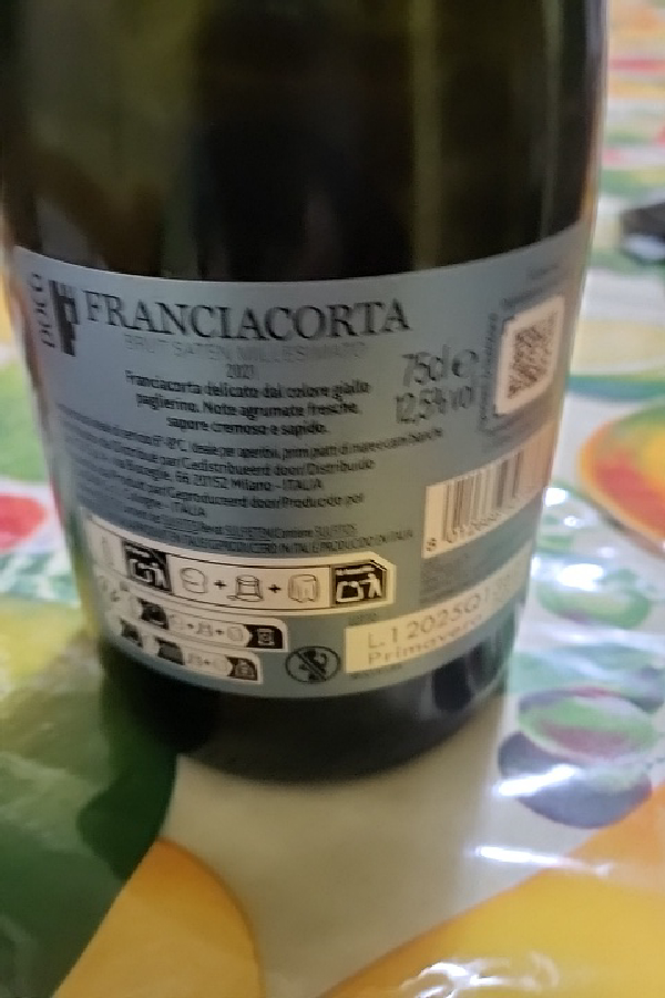 Franciacorta Brut Saten Millesimato - Image 1