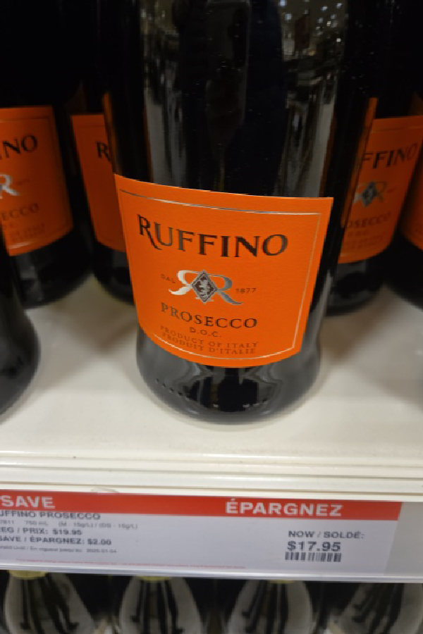 Ruffino Prosecco - Image 1