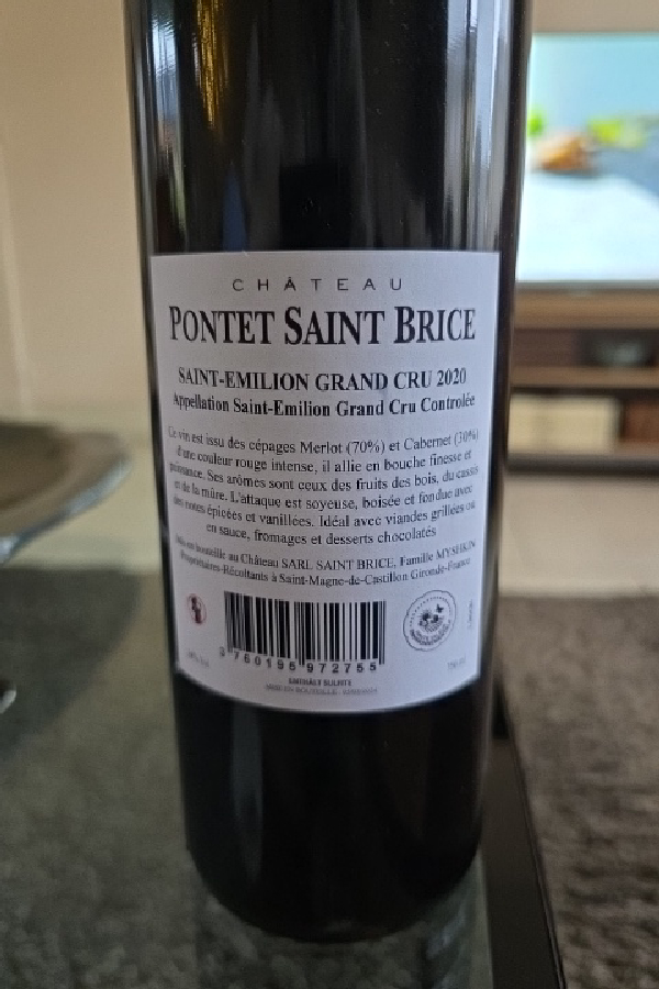 Château Pontet Saint Brice Saint-Emilion Grand Cru - Image 1