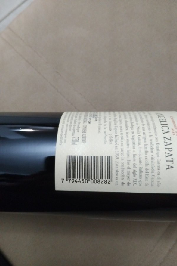 Angelica Zapata Cabernet Sauvignon Alta - Image 1
